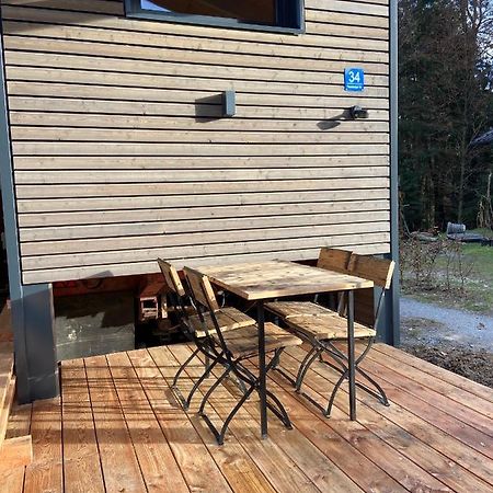 Modernes Tinyhouse Trailer Cabins Am Waldrand - Mit Seezugang Eging Exterior foto